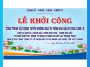 Backdrop Lễ Khởi Công