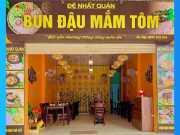 Bảng Hiệu Bún Đậu Mắm Tôm