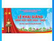 Backdrop Khai Giảng