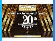 Backdrop Kỷ Niệm Thành Lập Công Ty