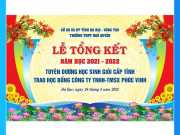 Backdrop Lễ Tổng Kết