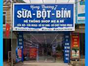 Bảng Hiệu Cửa Hàng Sữa