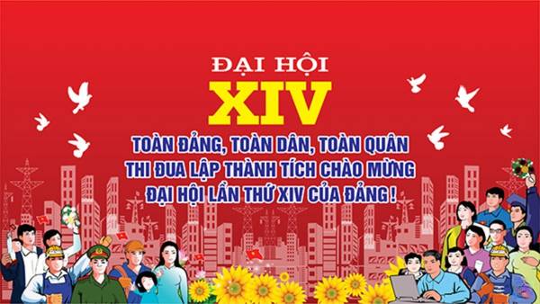 Thiết kế backdrop đại hội đảng chuy&ecirc;n nghiệp theo y&ecirc;u cầu