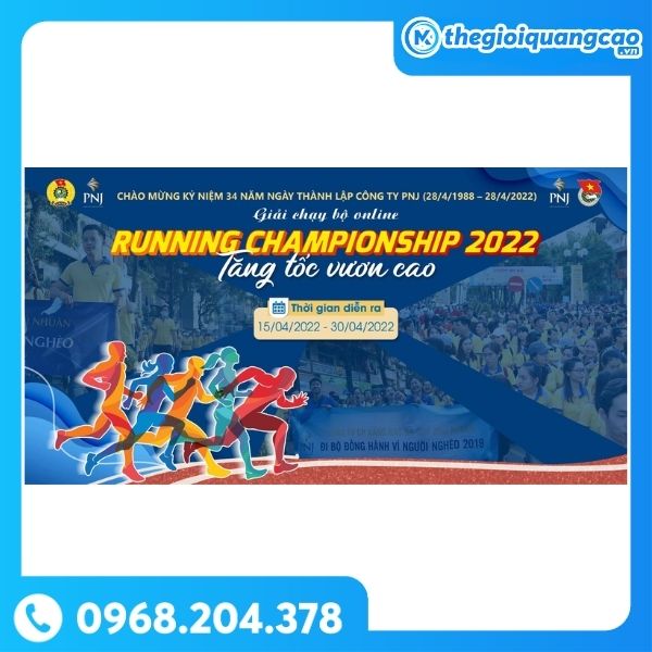 Backdrop Giải Chạy