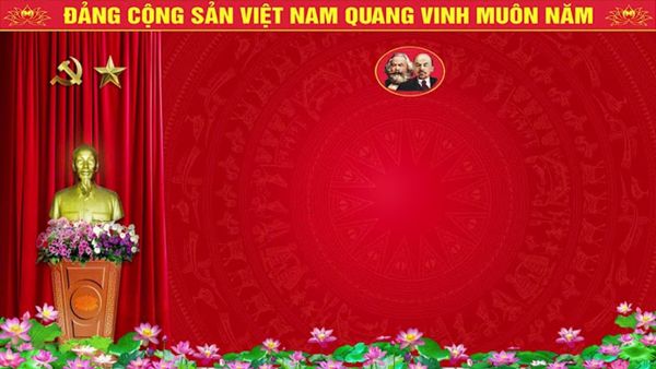 Mẫu background kết nạp đảng trang trọng