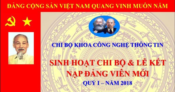 Mẫu ph&ocirc;ng nền kết nạp đảng vi&ecirc;n mới