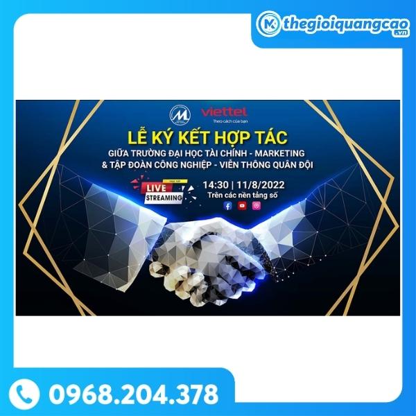 Backdrop Lễ Ký Kết