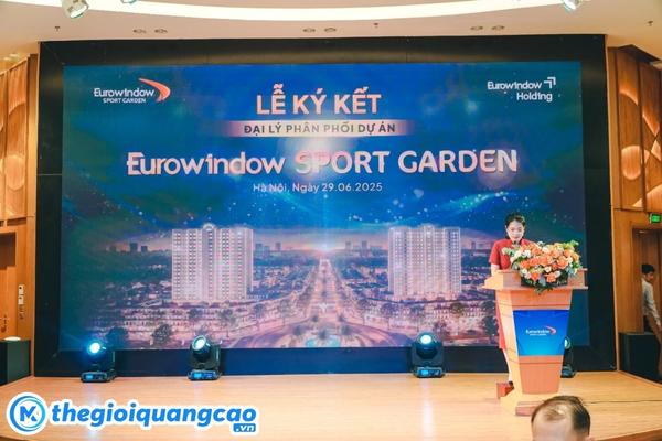 In backdrop lễ k&yacute; kết gi&aacute; rẻ tại TPHCM