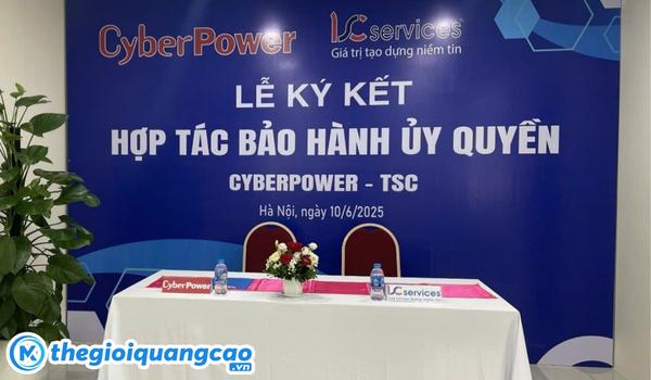 Mẫu backdrop lễ k&yacute; kết hợp t&aacute;c bảo h&agrave;nh ủy quyền
