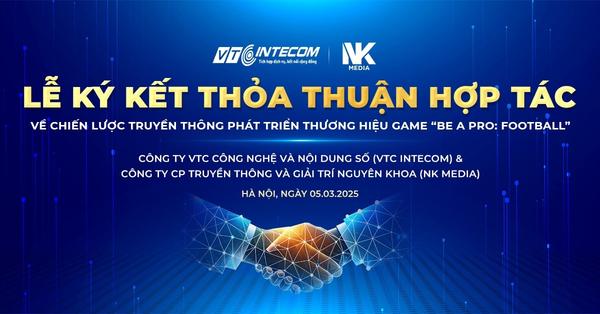 Backdorp lễ k&yacute; kết thỏa thuận hợp t&aacute;c về chiến lược truyền th&ocirc;ng