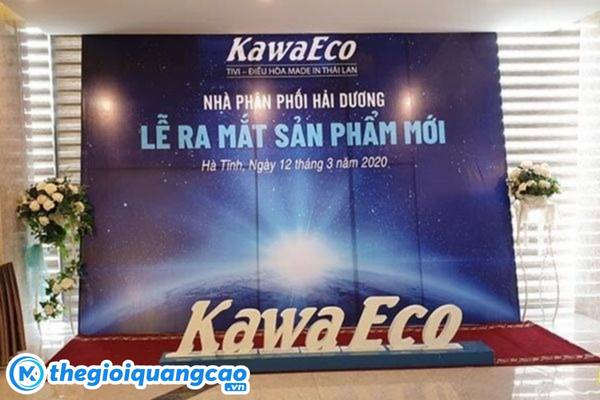 Thi c&ocirc;ng backdrop lễ ra mắt gi&aacute; rẻ trọn g&oacute;i tại TPHCM