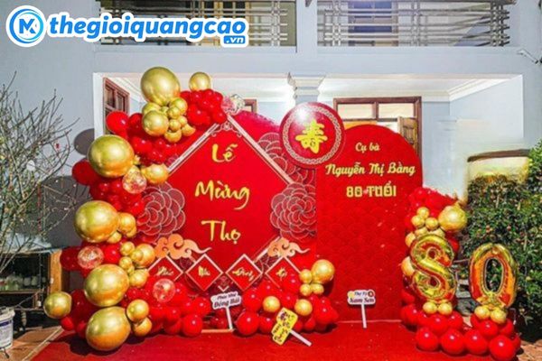 Mẫu ph&ocirc;ng nền mừng thọ 80 tuổi cụ b&agrave;