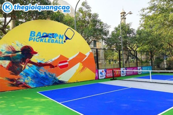 Mẫu ph&ocirc;ng nền pickleball cho s&acirc;n ngo&agrave;i trời