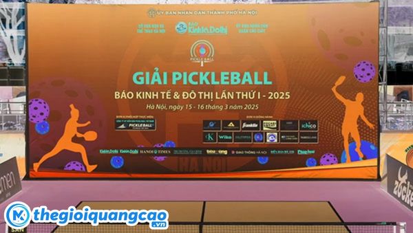 Thiết kế v&agrave; in ấn backdrop pickleball theo y&ecirc;u cầu