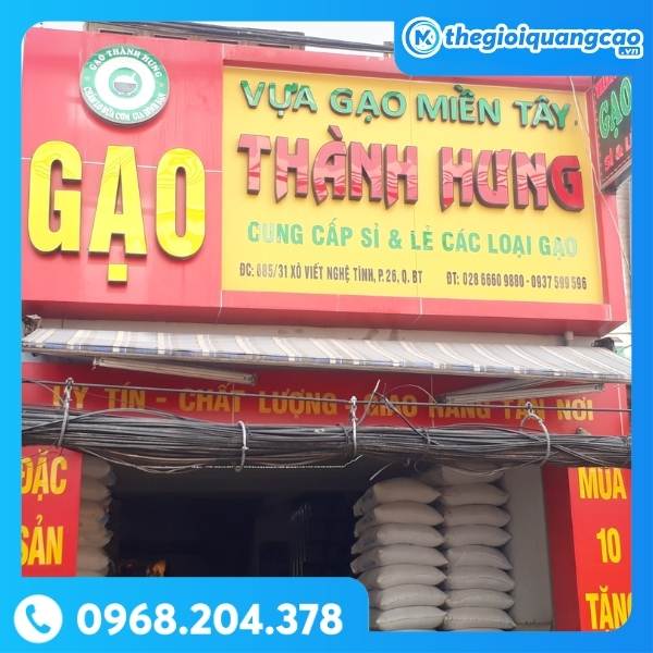 Bảng Hiệu Bán Gạo