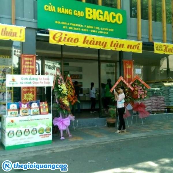 Mẫu bảng hiệu b&aacute;n gạo đẹp, chuy&ecirc;n nghiệp