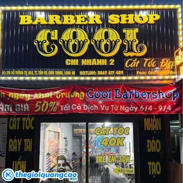  Gi&aacute; l&agrave;m bảng hiệu barber shop tại TP.HCM