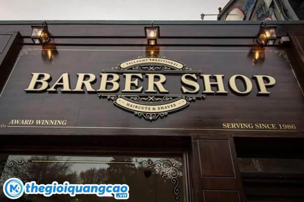 Thiết kế bảng hiệu barber shop theo y&ecirc;u cầu