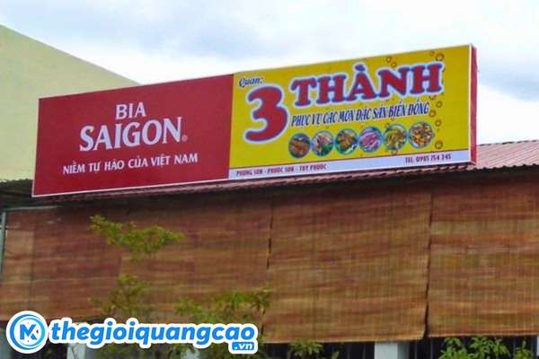 Thi c&ocirc;ng bảng hiệu bia s&agrave;i s&ograve;n phong c&aacute;ch xưa