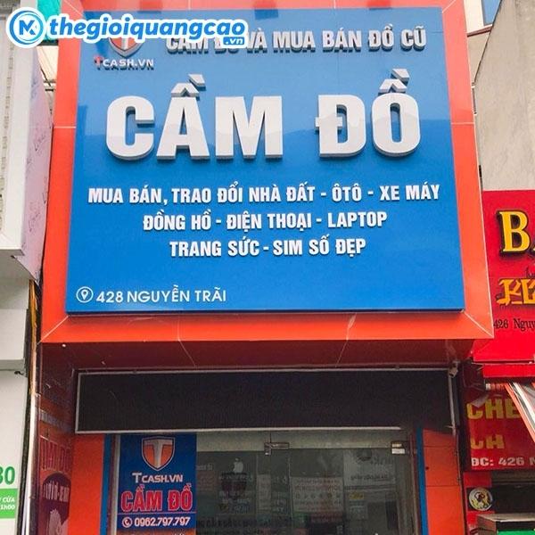 Thi công bảng hiệu quảng cáo tiệm cầm đồ