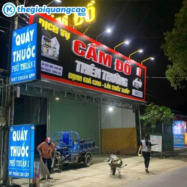 Làm bảng hiệu quảng cáo tiệm cầm đồ trọn gói tại TPHCM