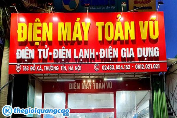 Chuy&ecirc;n thiết kế bảng hiệu điện lạnh, điện tử theo y&ecirc;u cầu