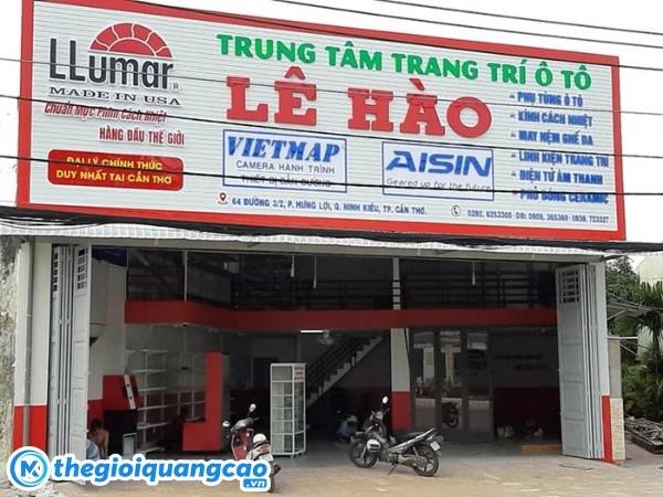 Mẫu bảng hiệu gara &ocirc; t&ocirc; đẹp, chuy&ecirc;n nghiệp