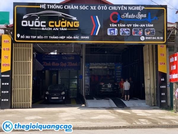 Thiết kế bảng hiệu gara &ocirc; t&ocirc; theo y&ecirc;u cầu v&agrave; thi c&ocirc;ng bảng hiệu trọn g&oacute;i