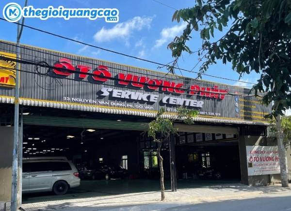 Gi&aacute; l&agrave;m bảng hiệu gara &ocirc; t&ocirc;