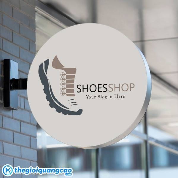 Làm bảng hiệu biển vẫy cho shop giày dép