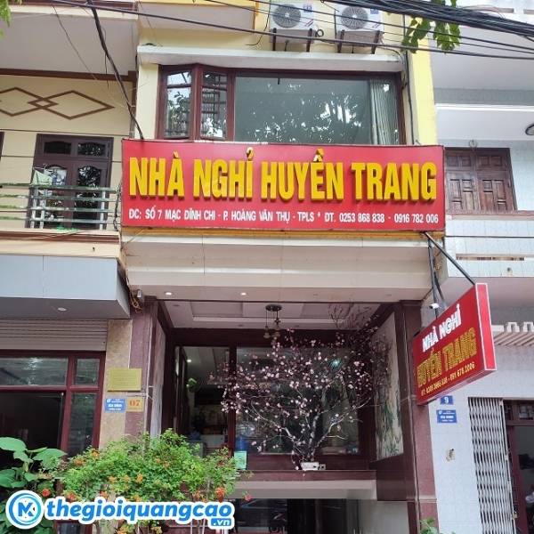 Mẫu biển hiệu nh&agrave; nghỉ b&igrave;nh d&acirc;n gi&aacute; rẻ