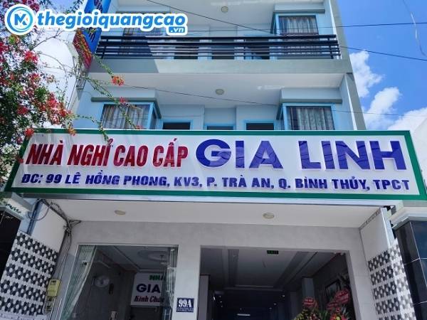 L&agrave;m biển hiệu nh&agrave; nghỉ cao cấp đẹp
