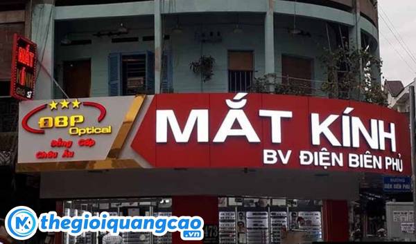 Mẫu bảng hiệu mắt kính bệnh viện Điện Biên Phủ