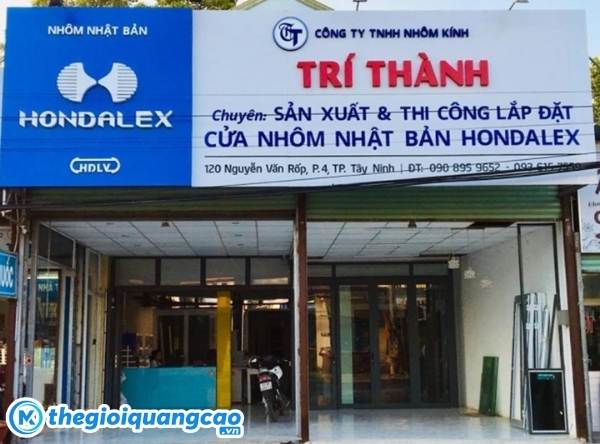 L&agrave;m bảng hiệu nh&ocirc;m k&iacute;nh gi&aacute; rẻ tại TPHCM