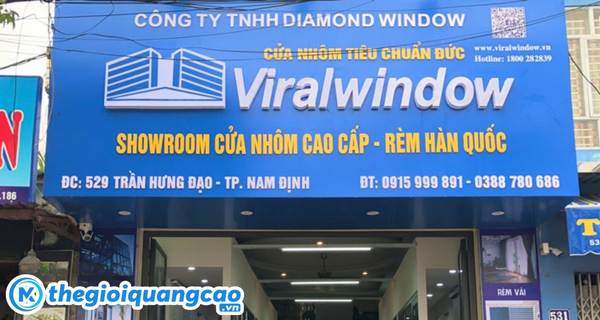 L&agrave;m bảng hiệu nh&ocirc;m k&iacute;nh chất liệu Mica