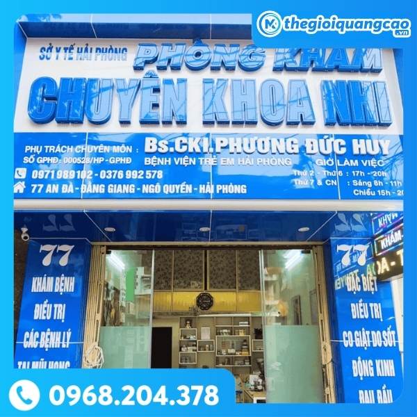 Bảng Hiệu Phòng Khám Nhi