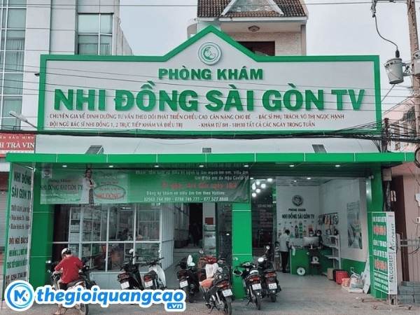Gi&aacute; bảng hiệu ph&ograve;ng kh&aacute;m nhi