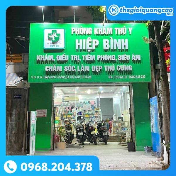Bảng Hiệu Phòng Khám Thú Y