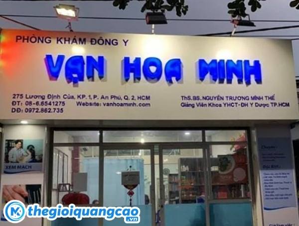 L&agrave;m biển quảng c&aacute;o ph&ograve;ng kh&aacute;m y học cổ truyền
