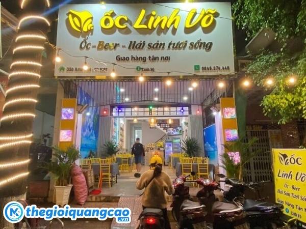 Thi c&ocirc;ng bảng hiệu qu&aacute;n ốc gi&aacute; rẻ tại TPHCM