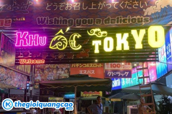 Mẫu bảng hiệu qu&aacute;n ốc đ&egrave;n led neon sign