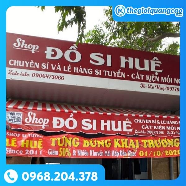 Bảng Hiệu Shop Đồ Si