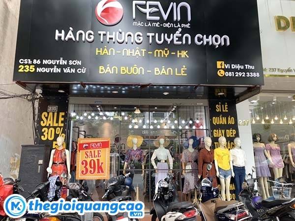 Chất liệu l&agrave;m bảng hiệu shop đồ si được ưu chuộng