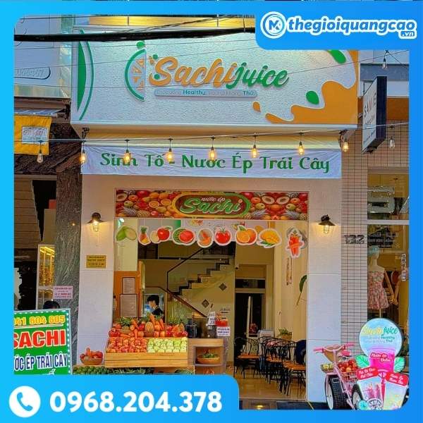 Bảng Hiệu Sinh Tố Nước Ép