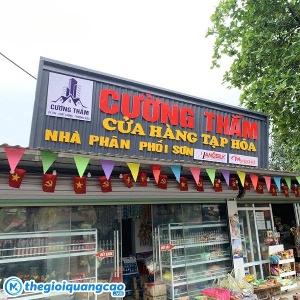 Thiết kế bảng hiệu tạp h&oacute;a theo y&ecirc;u cầu