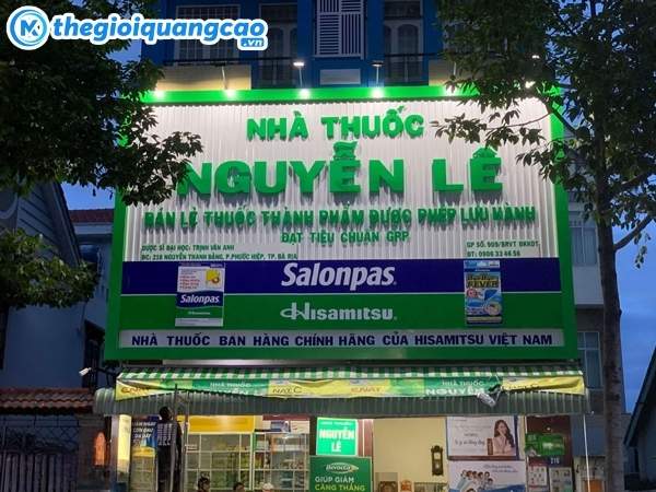 Cấu tạo chi tiết của bảng hiệu t&ocirc;n s&oacute;ng