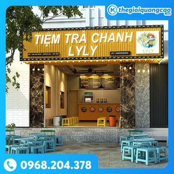 Bảng Hiệu Trà Chanh