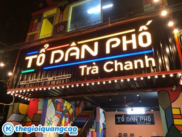 L&agrave;m bảng hiệu tr&agrave; chanh gi&aacute; rẻ
