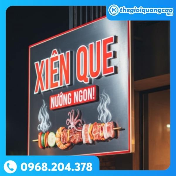 Bảng Hiệu Xiên Que