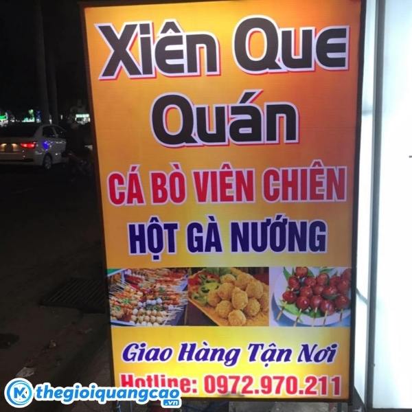 Mẫu bảng hiệu hộp đ&egrave;n xi&ecirc;n que
